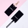51OxLCy28TL Silicone Luggage Tag with Durable Strap Black Cat