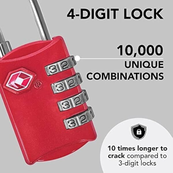 51hfB-Ei1dL._AC_UF1000,1000_QL80_ Secure Combination Cable Locks for Travel Luggage Suitcases Backpacks Toolboxes Red