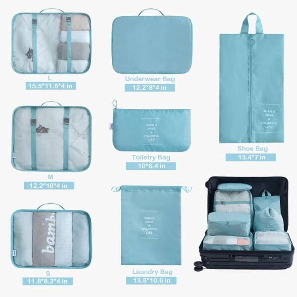 Expandable Luggage Packing Organizers for Travel Accessories