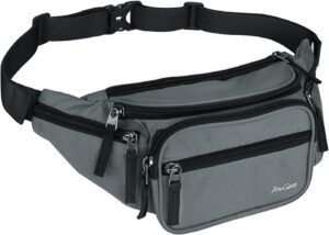 71VlNBv5AkL._AC_SL1500_ Waist Bag Hip Pack For Travel Hiking Running Outdoor Sports Large Black