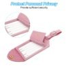 71lOCcaPPSL PU Leather Travel Luggage Tag Identifier Suitcase Labels for Luggage Privacy Protection Accessories Ships Pink