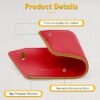 Luggage Tags for Suitcases Aluminum Privacy Protection Bag Tags Luggage Identifier Travel Accessories Essentials Red