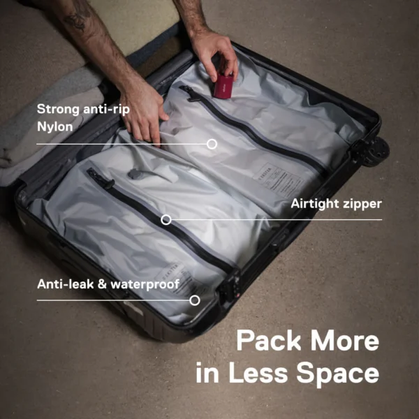 TravelPack_Infograph_13 Vacuum Bags for Travel with Rechargeable air Pump
