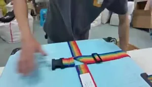 31b669b43da4f23476389583855eb33a.webp Luggage Strap 420CM 18 34 cm Luggage Password Lock Travel Luggage Cross Belt Luggage Tag Conforming materials Bag Accessories