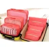 Perfectlive Travel 6 In 1 Set Pouch Luggage Organizer Clothing Laundry Sleeves Compact Storage Packing Bag Travel Bag