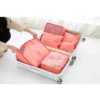 Perfectlive Travel 6 In 1 Set Pouch Luggage Organizer Clothing Laundry Sleeves Compact Storage Packing Bag Travel Bag