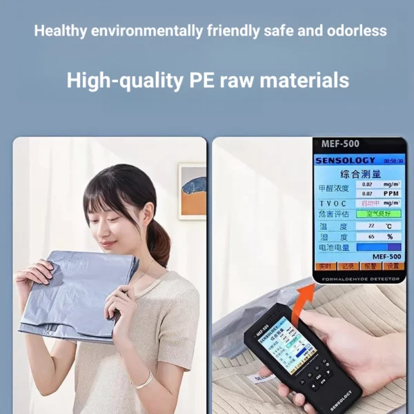 Luggage Storage Bag Large plastic bags with handles various sizes suitable for storing clothes moving houses durable