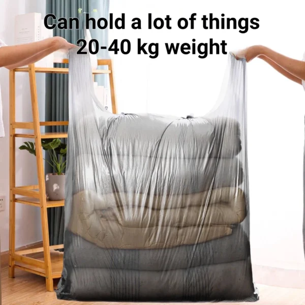 Luggage Storage Bag Large plastic bags with handles various sizes suitable for storing clothes moving houses durable