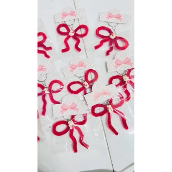 my-11134207-820l6-mi22tk0abj7m76 RIBBON BOW KEYCHAIN 1 PCS