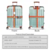 Luggage Strap 420CM 18 34 cm Luggage Password Lock Travel Luggage Cross Belt Luggage Tag Conforming materials Bag Accessories