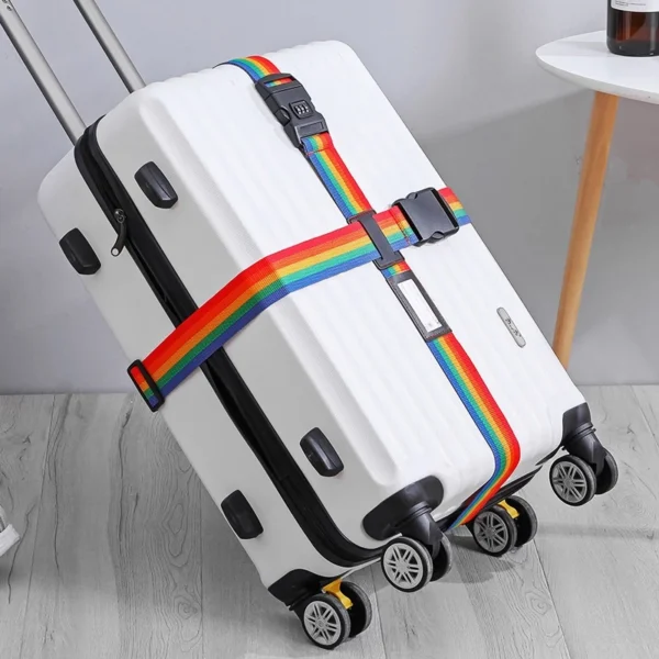 Luggage Strap 420CM 18 34 cm Luggage Password Lock Travel Luggage Cross Belt Luggage Tag Conforming materials Bag Accessories