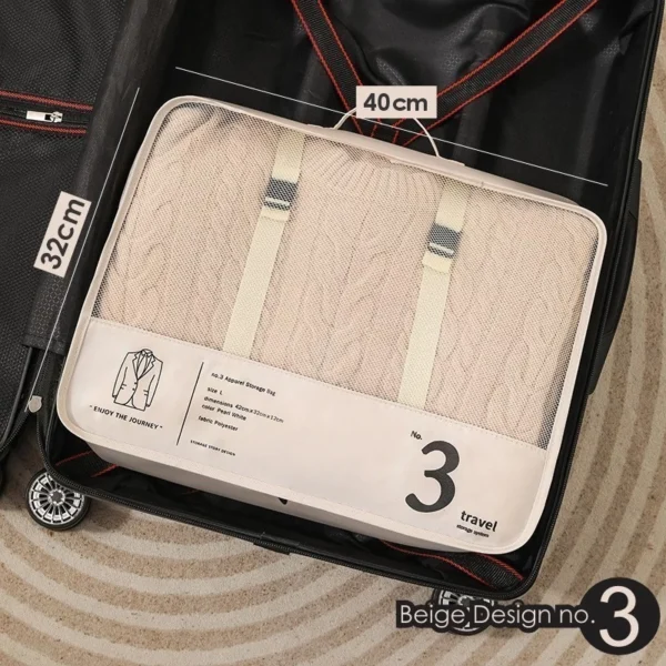 Travel Luggage 3in1 Cosmetic Bag Extra Large Cloth Storage